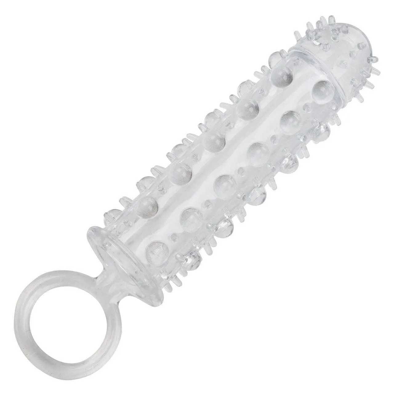 3 Piece Textured Extension Set Penis Sleeves Clear
