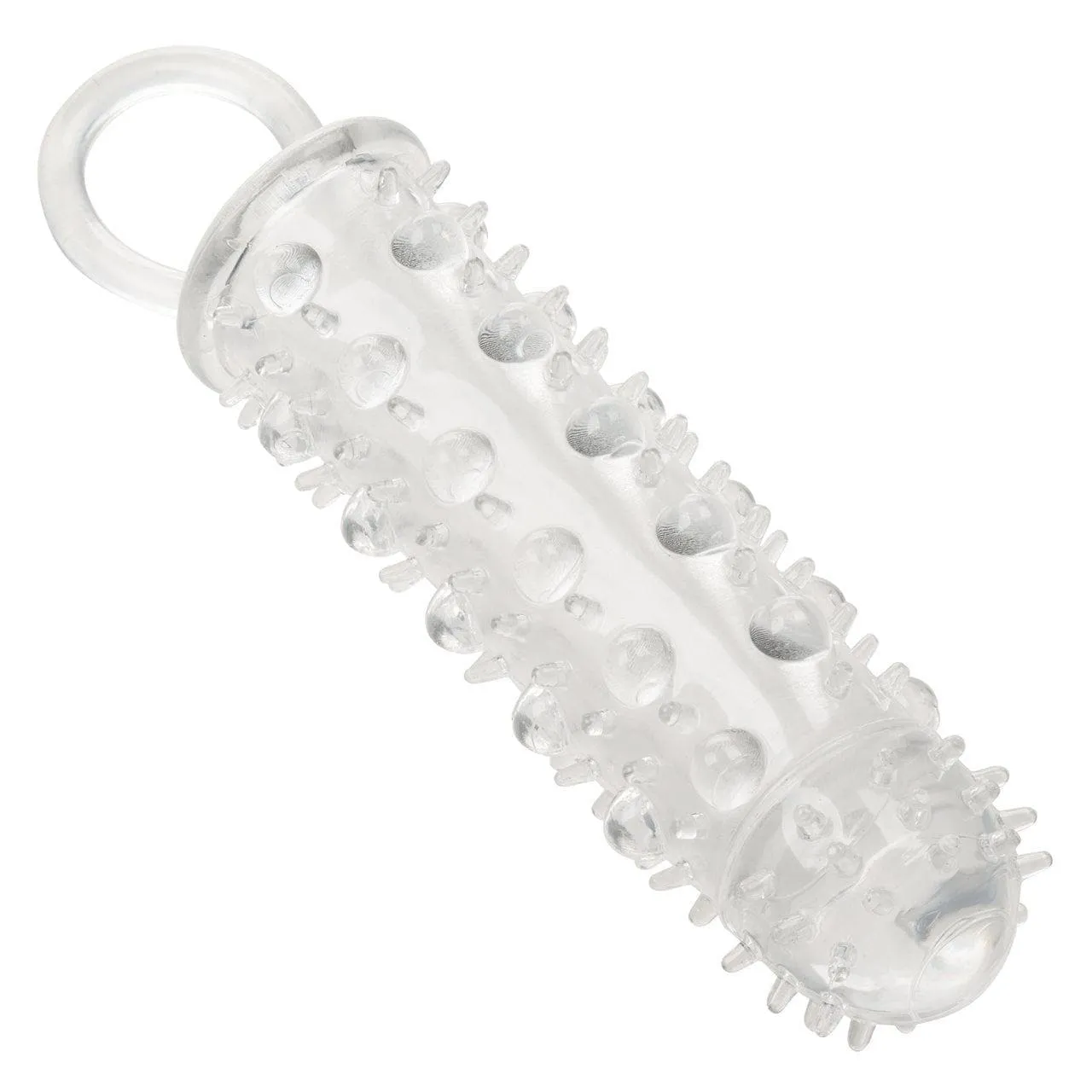 3 Piece Textured Extension Set Penis Sleeves Clear