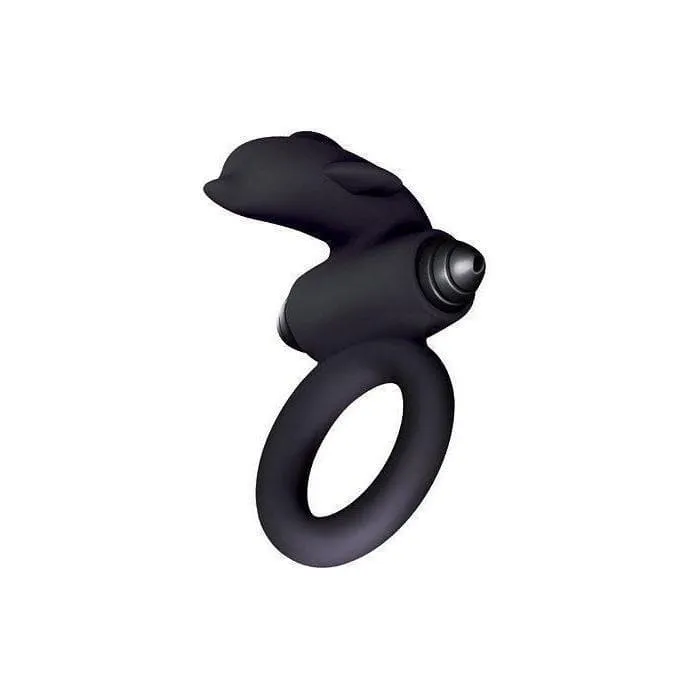 9's S-bullet Penis Ring Flipper Silicone with Clitoral Stimulating Nubs