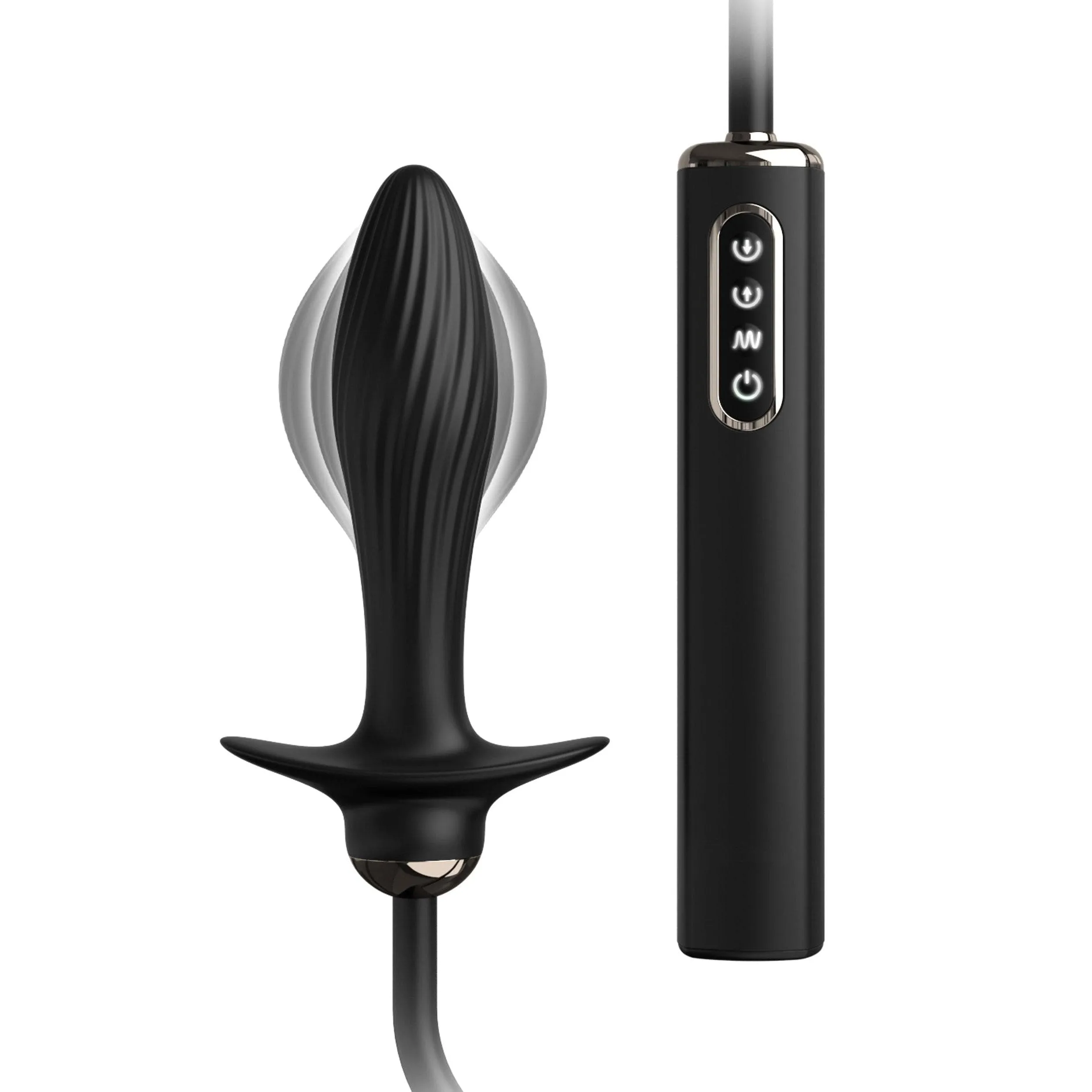 Anal Fantasy Elite Auto-Throb Rechargeable Silicone Inflatable Vibrating Butt Plug