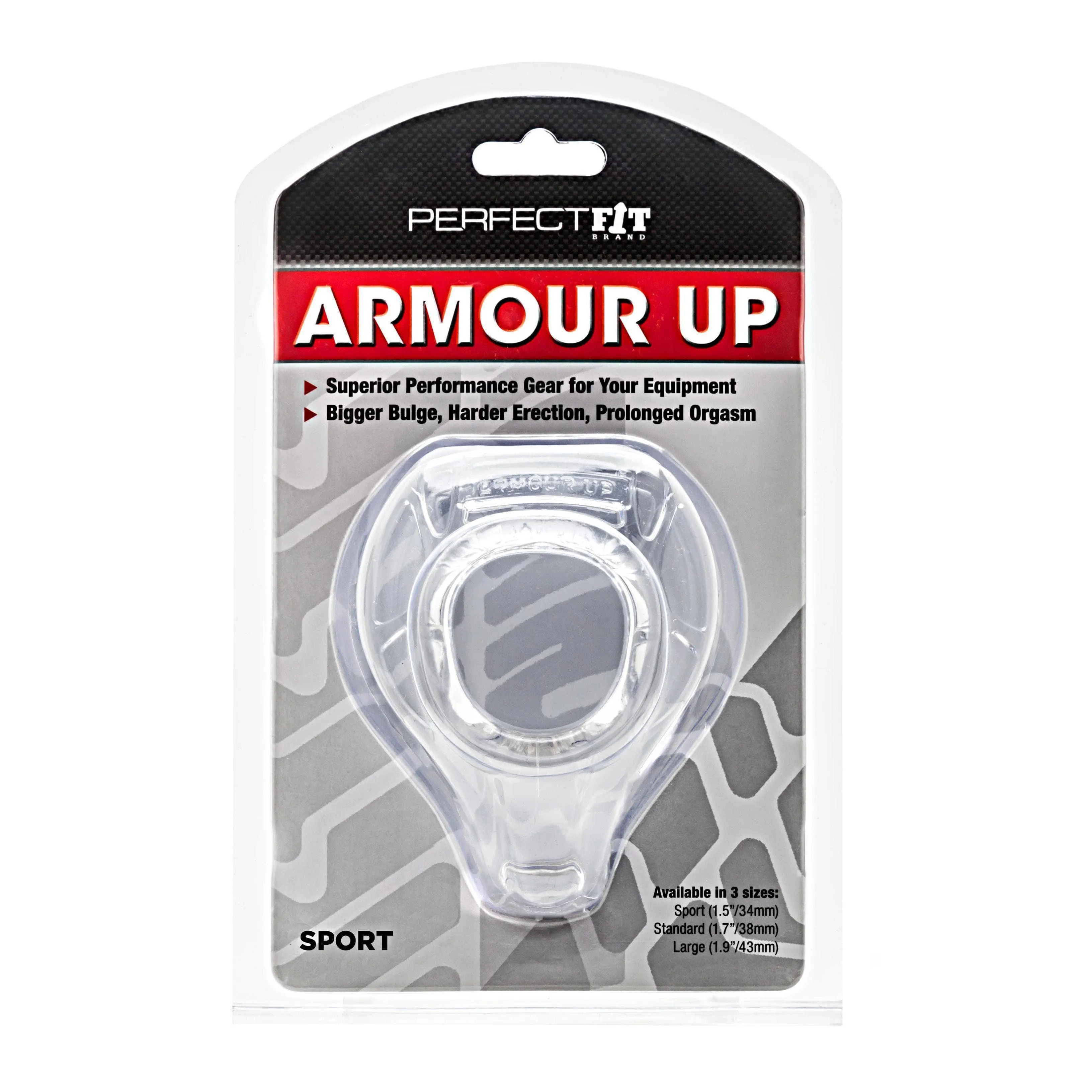 Armour Up Penis Erection Enhancement Ring Sport with Perineum Stimulation