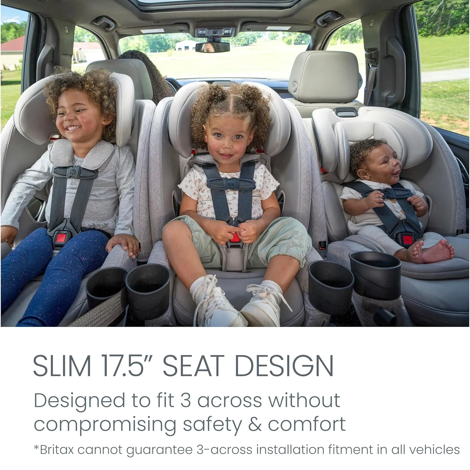 Britax One4Life Slim All-in-One Car Seat - Raven Black