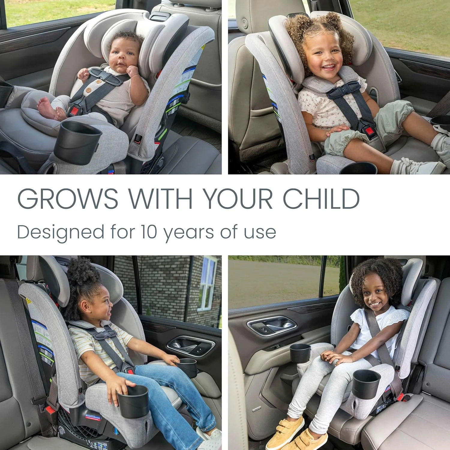 Britax One4Life Slim All-in-One Car Seat - Raven Black