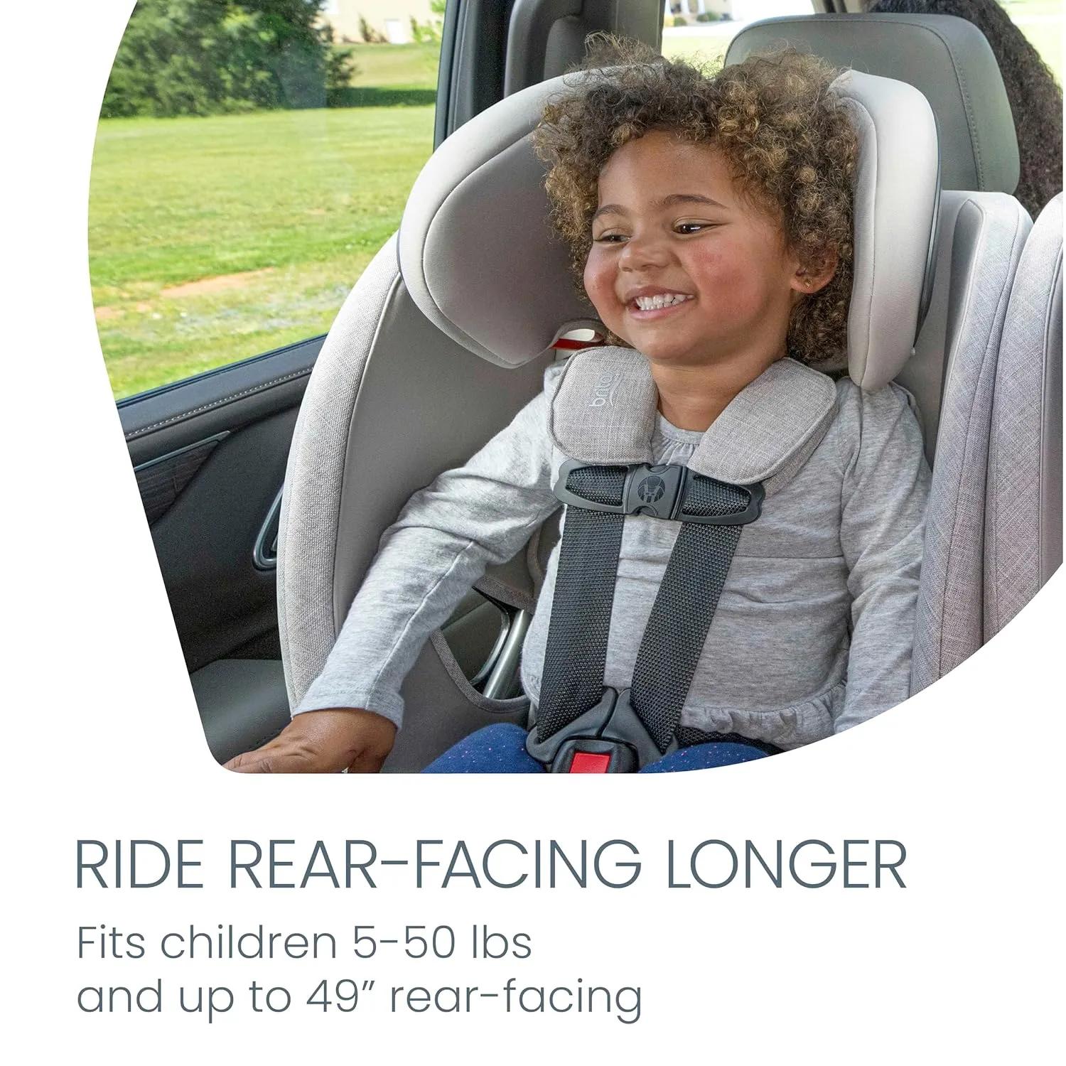 Britax One4Life Slim All-in-One Car Seat - Raven Black