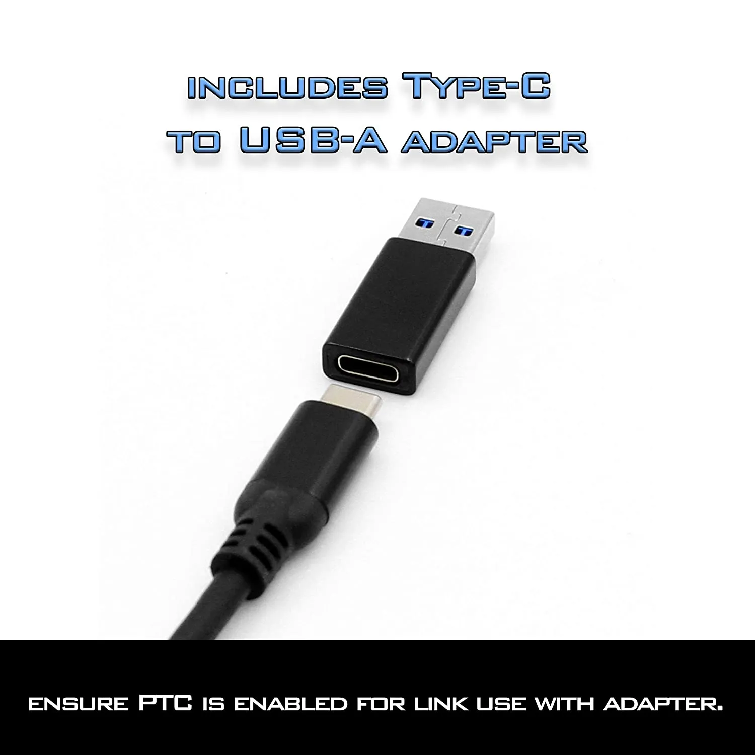 CASEMATIX 13FT USB C Cable Compatible with Oculus Quest Link and Meta Quest 2, 3 Link - USB 3.2 Type-C High-Speed Data and Charging with USB-A Adapter