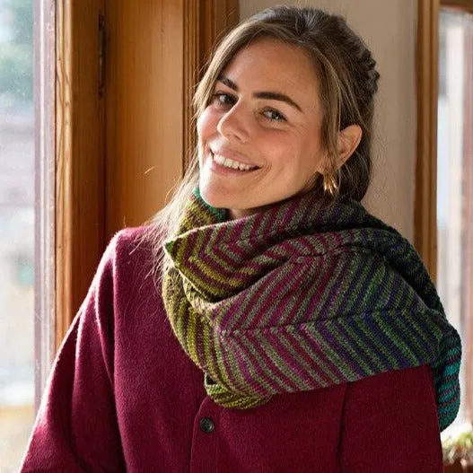 Chevron Scarf Kit in Uneek Fingering
