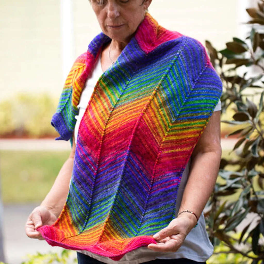 Chevron Scarf Kit in Uneek Fingering