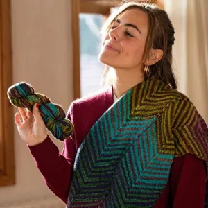 Chevron Scarf Kit in Uneek Fingering