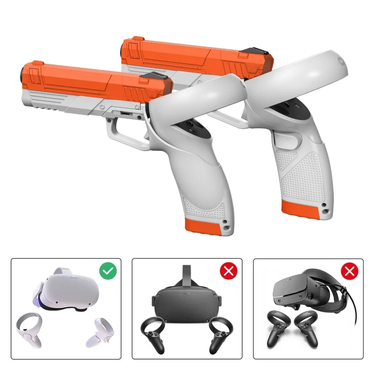 Controller gun replica for Oculus Quest 2