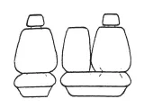 Custom Velour Seat Covers suits Toyota Hiace 1990-2005 Front EST6596CHA