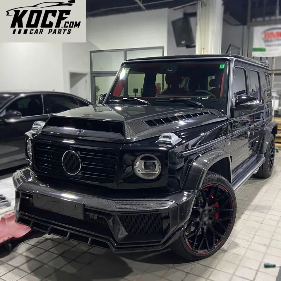 Dry Carbon Fiber W464 Car Bumper Front Rear Body Kits for Mercedes Benz G500 G550 G55 G63 AMG 2019-2020