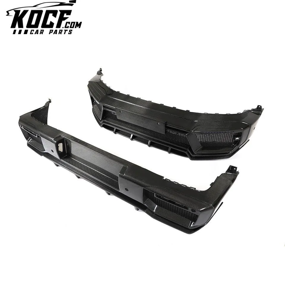 Dry Carbon Fiber W464 Car Bumper Front Rear Body Kits for Mercedes Benz G500 G550 G55 G63 AMG 2019-2020