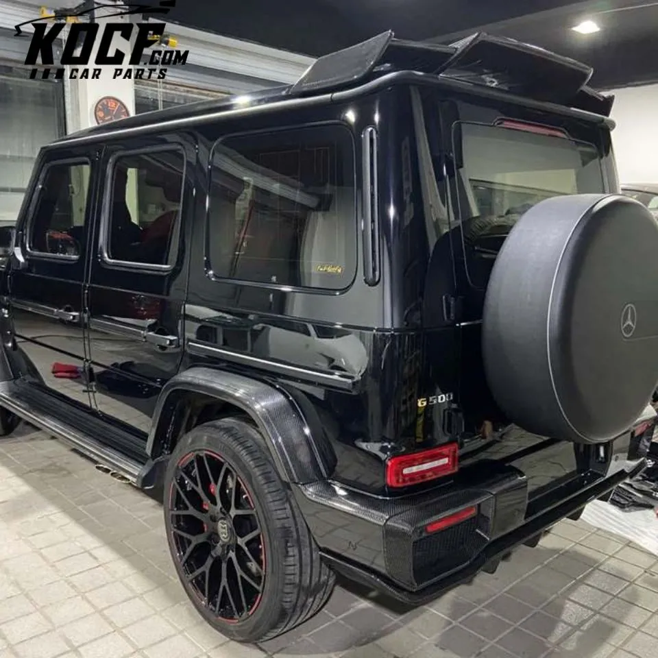 Dry Carbon Fiber W464 Car Bumper Front Rear Body Kits for Mercedes Benz G500 G550 G55 G63 AMG 2019-2020
