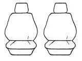 Esteem Velour Seat Covers Set Suits Peugeot 207 Hatch 2007-On 2 Rows