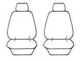 Esteem Velour Seat Covers Suits Holden Colorado RG LX Single Cab 6/2012-2020 1 Row