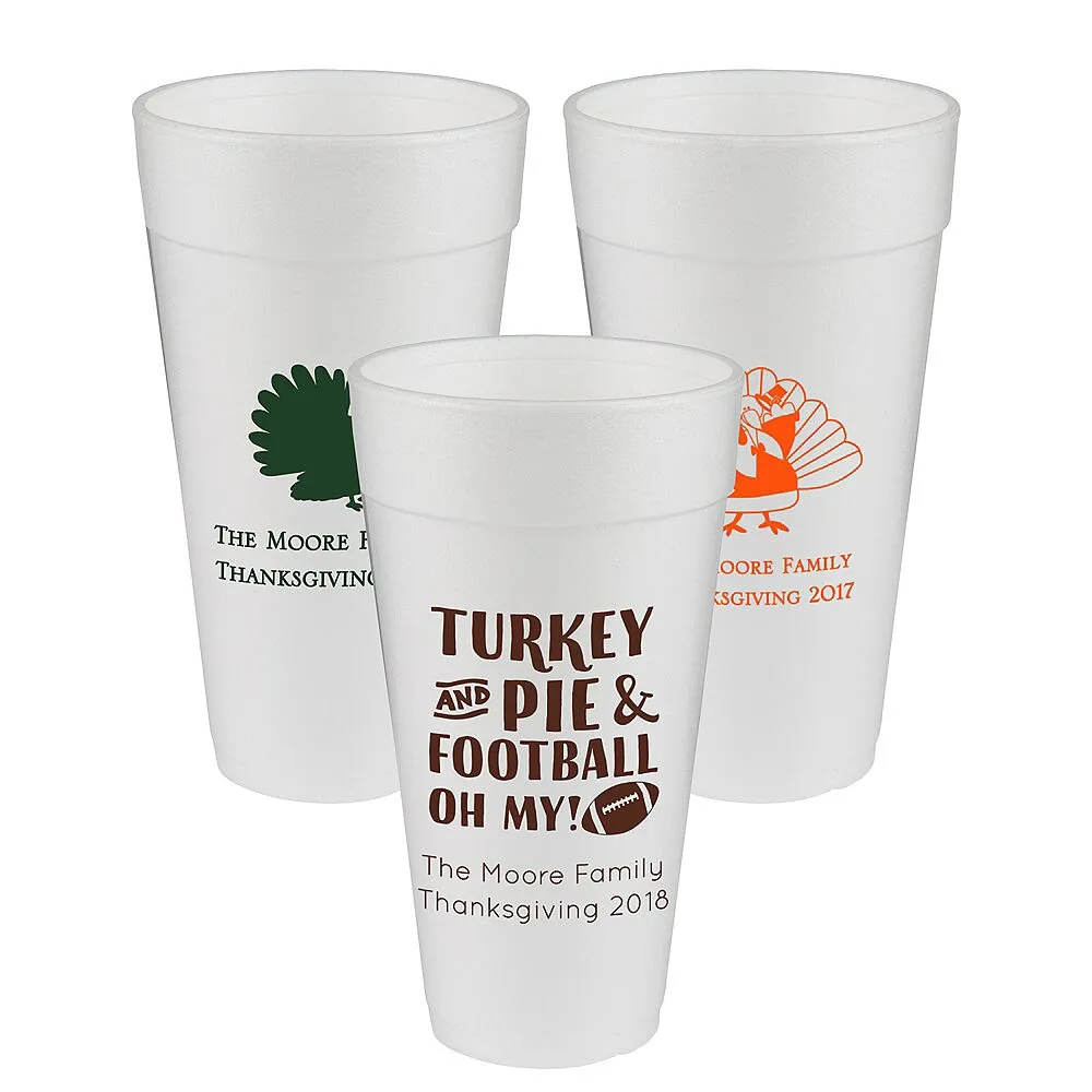 Foam Personalized Cups / 50 Count