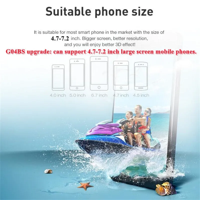 G04bs Wireless Vr Glasses 3d Virtual Reality Box Google Cardboard