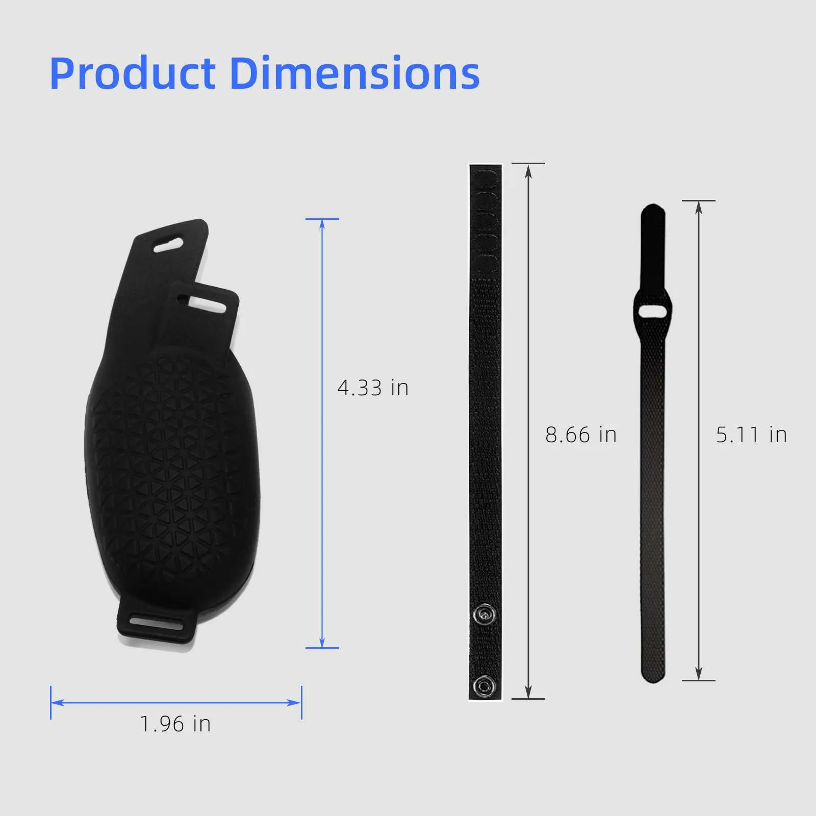 NexiGo Controller Grip Cover with Straps for Oculus Quest 2 Black