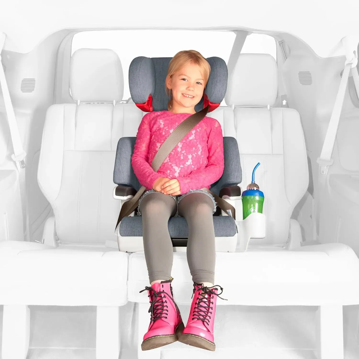 Oobr High Back Booster Seat with Adjustable Headrest - Mammoth