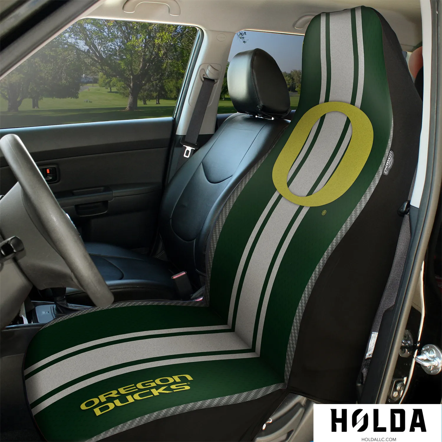 Oregon Ducks universal Seat Cover - Premium Ultimate Suede