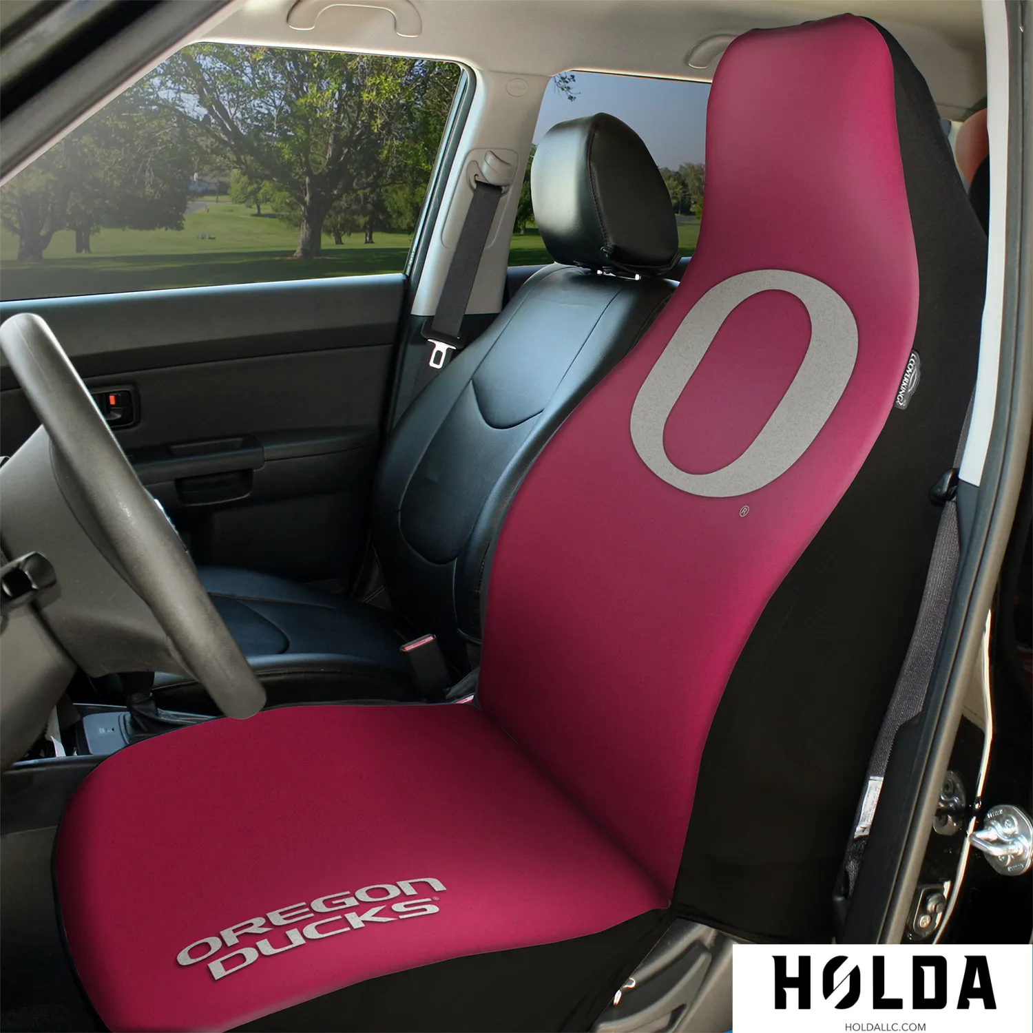 Oregon Ducks universal Seat Cover - Premium Ultimate Suede
