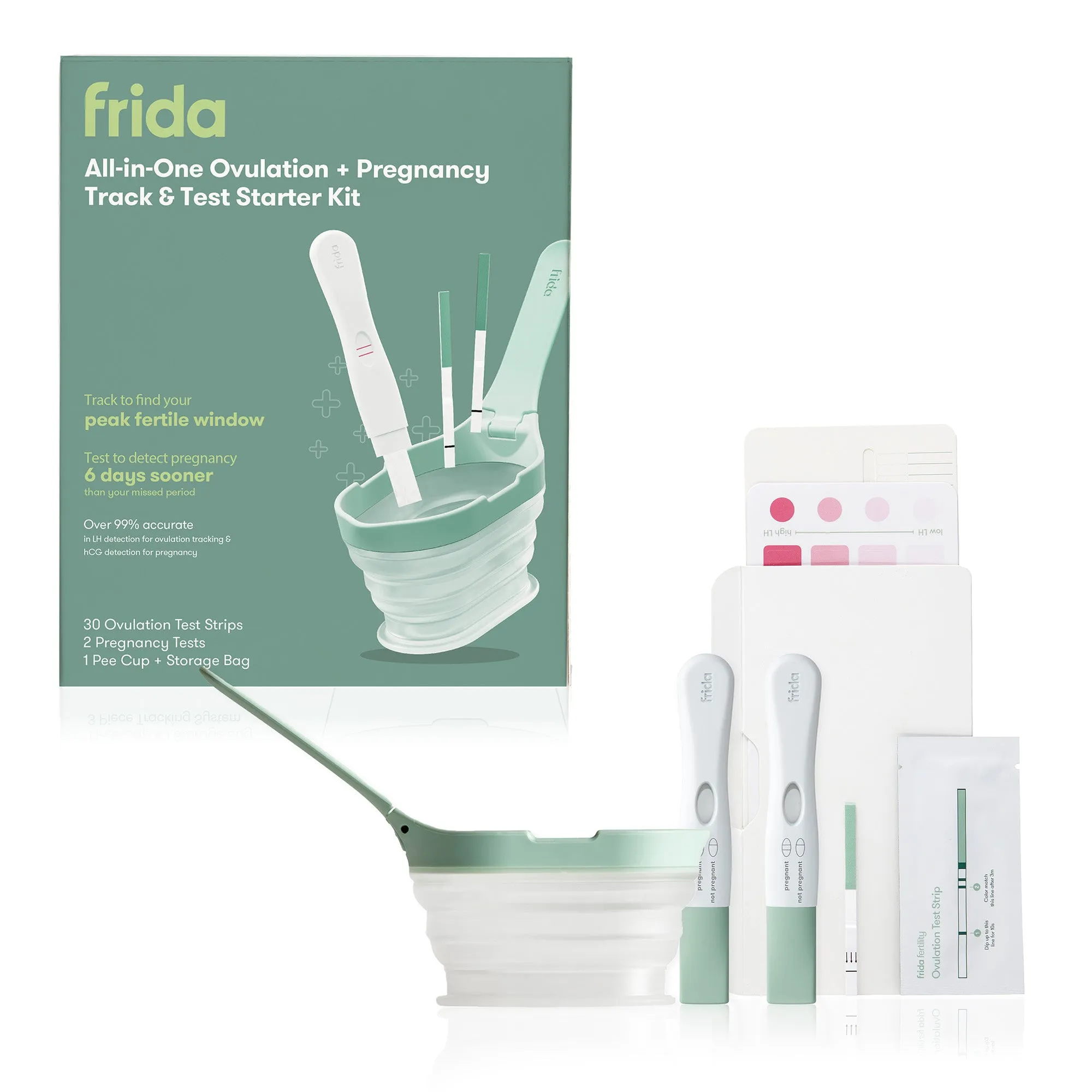 Ovulation and Pregnancy Test   Track Set