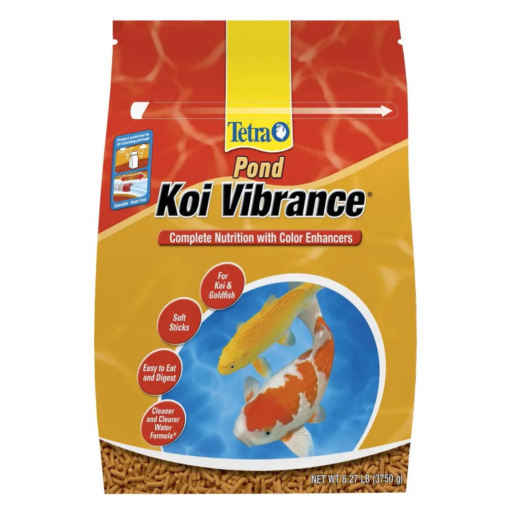 Tetra Pond Koi Vibrance Color Enhancing Sticks Koi & Goldfish Food