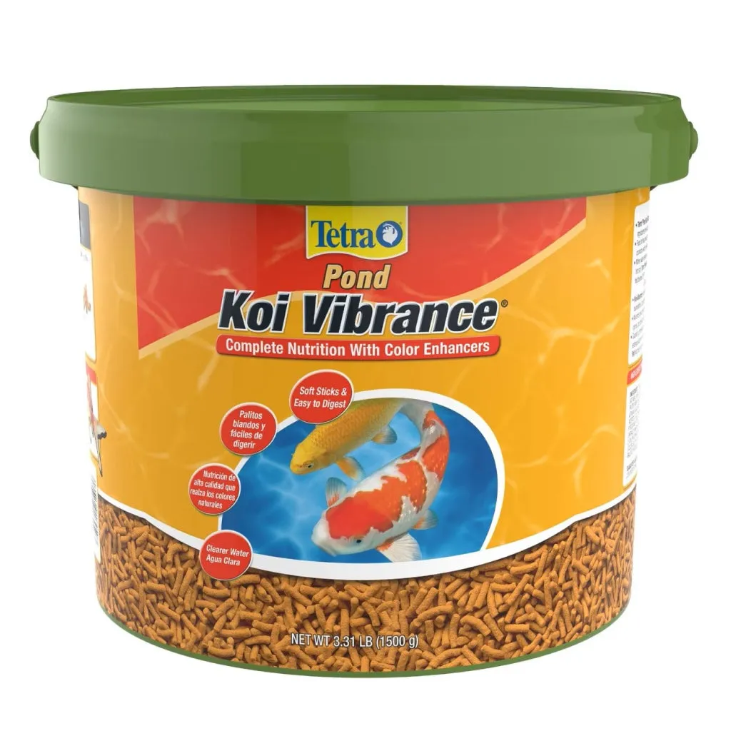 Tetra Pond Koi Vibrance Color Enhancing Sticks Koi & Goldfish Food
