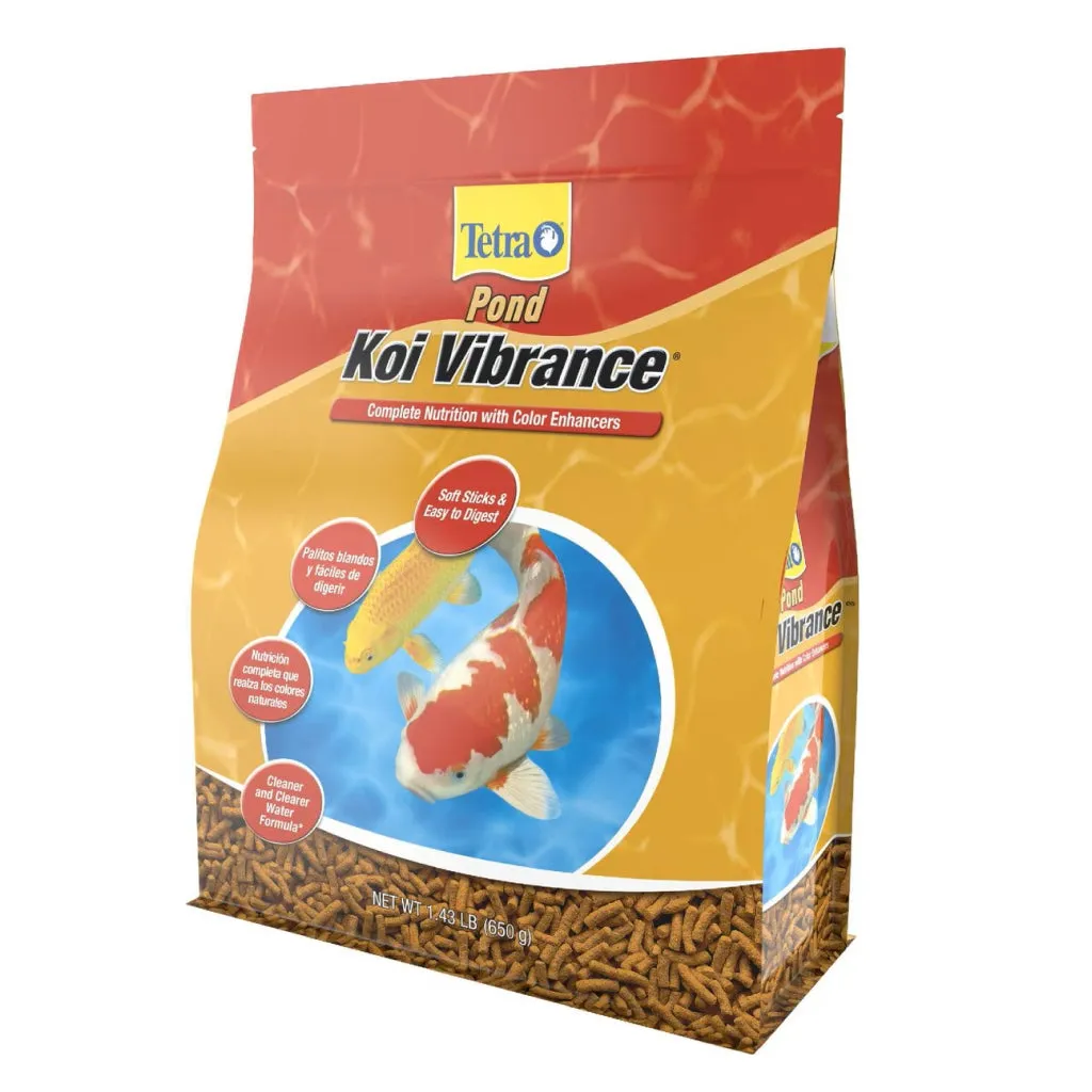 Tetra Pond Koi Vibrance Color Enhancing Sticks Koi & Goldfish Food
