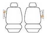 Velour Seat Covers Set Suits Mazda 6 GJ GL Sedan 12/2012-On 2 Rows