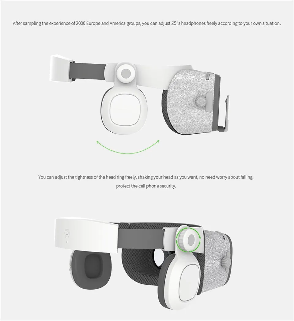 Virtual Reality 3D Glasses with 3D Headset and Daydream Remote Control