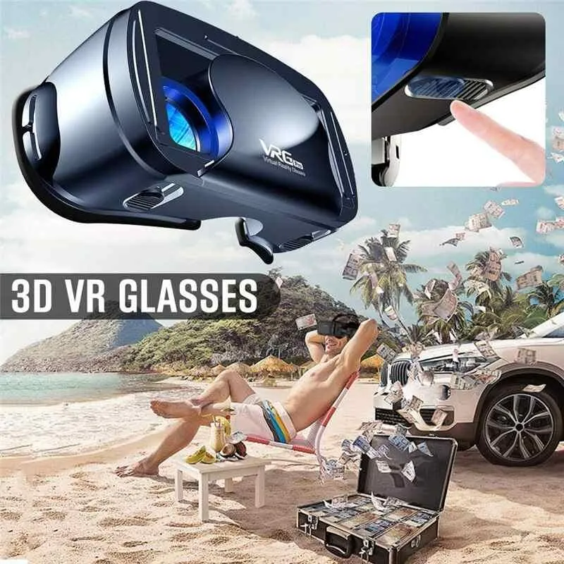 VRG Pro 3D VR Glasses Virtual Reality Full Screen